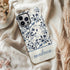 Custom Name Blue Bird & Flower iPhone Case